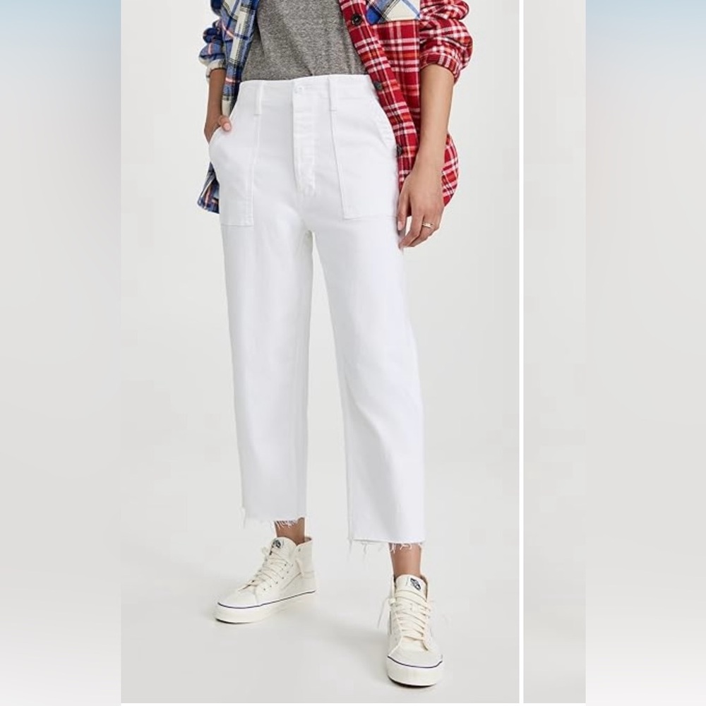 NWT MOTHER “Patch Pocket Private” Ankle Jeans - Fairest of All - 31